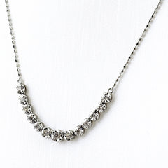 メレダイヤ デザインネックレス WG ホワイトゴールド ペンダント ネックレス K18 WG ダイヤモンド レディース ノンブランドジュエリー 【中古】nbjwl