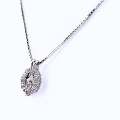 メレダイヤ デザインネックレス ネックレス Pt900 Pt850 ダイヤモンド レディース ノンブランドジュエリー 【中古】nbjwl