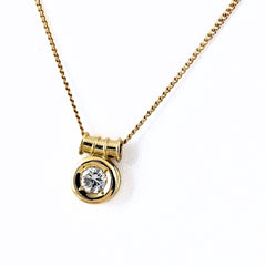 ダイヤモンド デザインネックレス ネックレス K18 ダイヤモンド レディース ノンブランドジュエリー 【中古】nbjwl