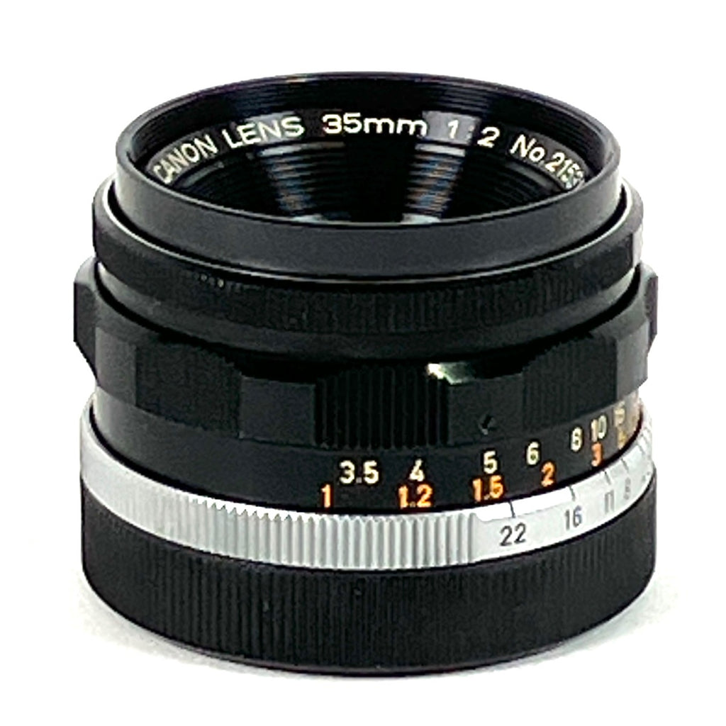 キヤノン Canon 35mm F2 Lマウント L39 レンジファインダーカメラ用