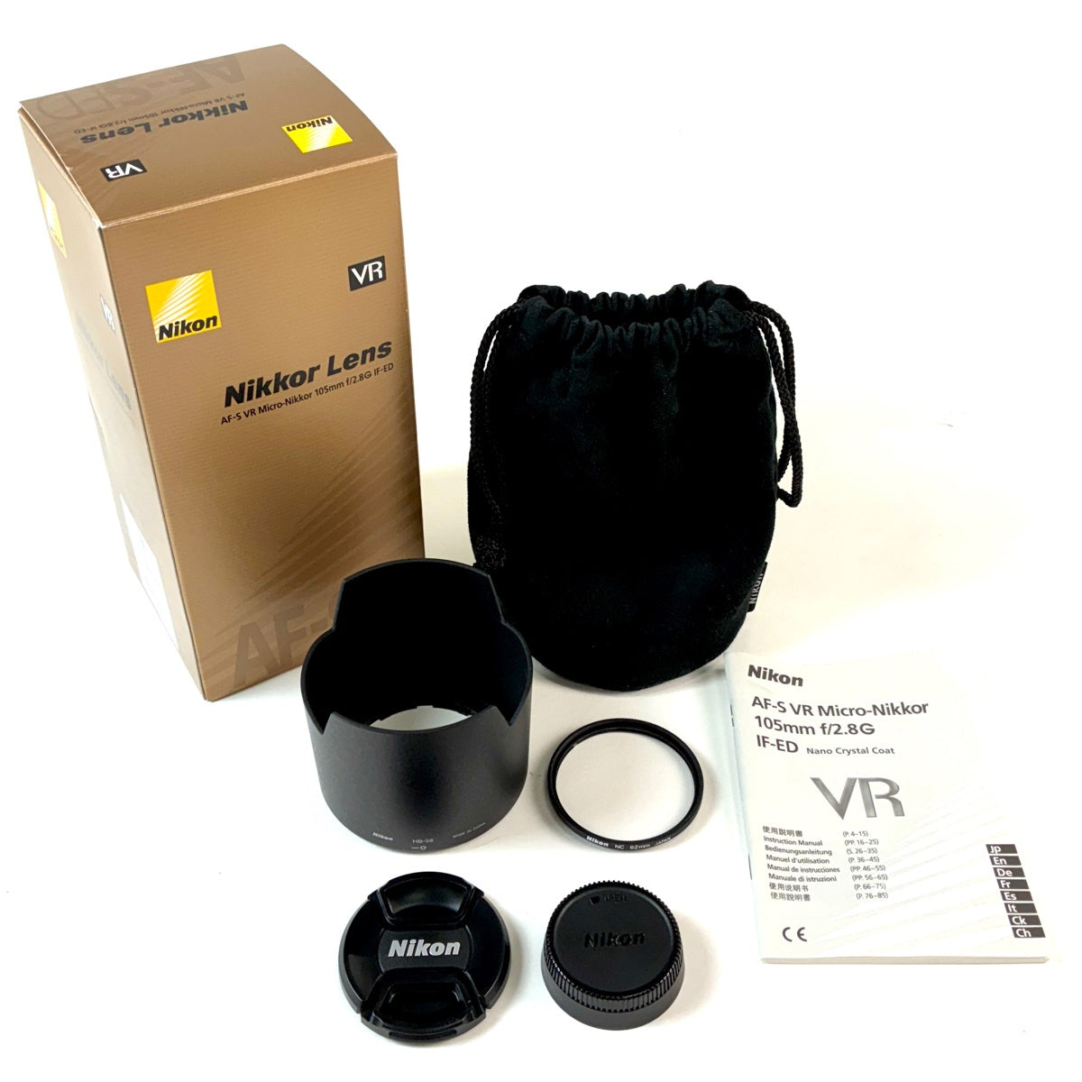 ニコン Nikon AF-S MICRO NIKKOR 105mm F2.8G ED VR 一眼カメラ用