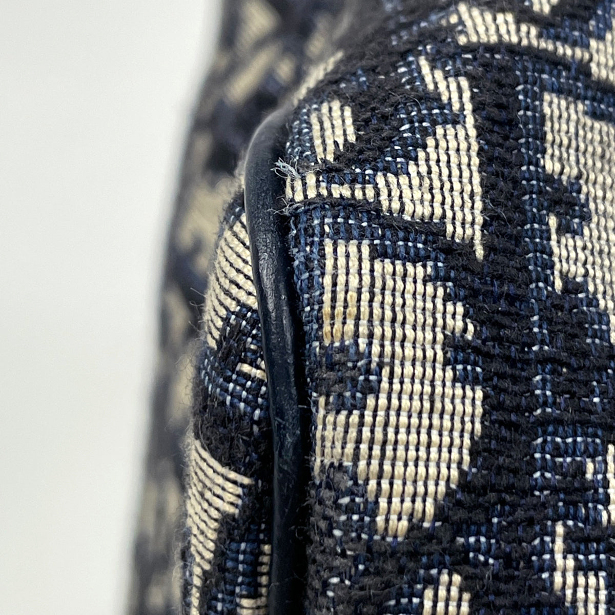 クリスチャンディオール トロッター柄 ハンドバッグ ミニボストン