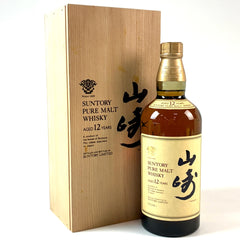 サントリー 山崎 12年 ピュアモルト 金花 750ml 国産ウイスキー 酒 【古酒】liqbb【東京都内限定お届け】