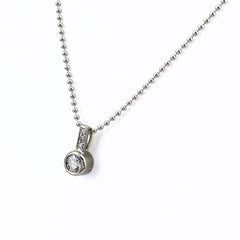 メレダイヤ デザインネックレス ネックレス K18 WG ダイヤモンド レディース ノンブランドジュエリー 【中古】nbjwl