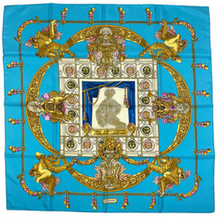 エルメス カレ90 HOMMAGE A CHARLES GARNIER スカーフ シルク レディース ブランドバッグ・小物 【中古】brbag