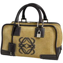 ロエベ アマソナ28 ハンドバッグ スエード レディース ブランドバッグ・小物 【中古】brbag