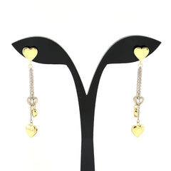 ティファニー ハートモチーフ デザインピアス ピアス 750 レディース ブランドジュエリー 【中古】brjwl