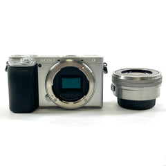 ソニー SONY α6400 パワーズームレンズキット ILCE-6400L シルバー デジタル ミラーレス 一眼カメラ カメラ 【中古】cambb