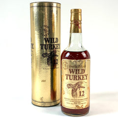 ワイルドターキー WILD TURKEY 12年 ゴールドラベル バーボン 750ml アメリカンウイスキー 酒 【古酒】liqbb
