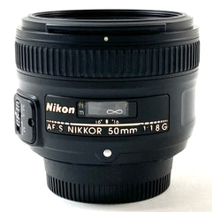 ニコン Nikon AF-S NIKKOR 50mm F1.8G 一眼カメラ用レンズ（オートフォーカス） カメラ 【中古】cambb