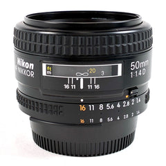 ニコン Nikon AF NIKKOR 50mm F1.4D 一眼カメラ用レンズ（オートフォーカス） カメラ 【中古】cambb