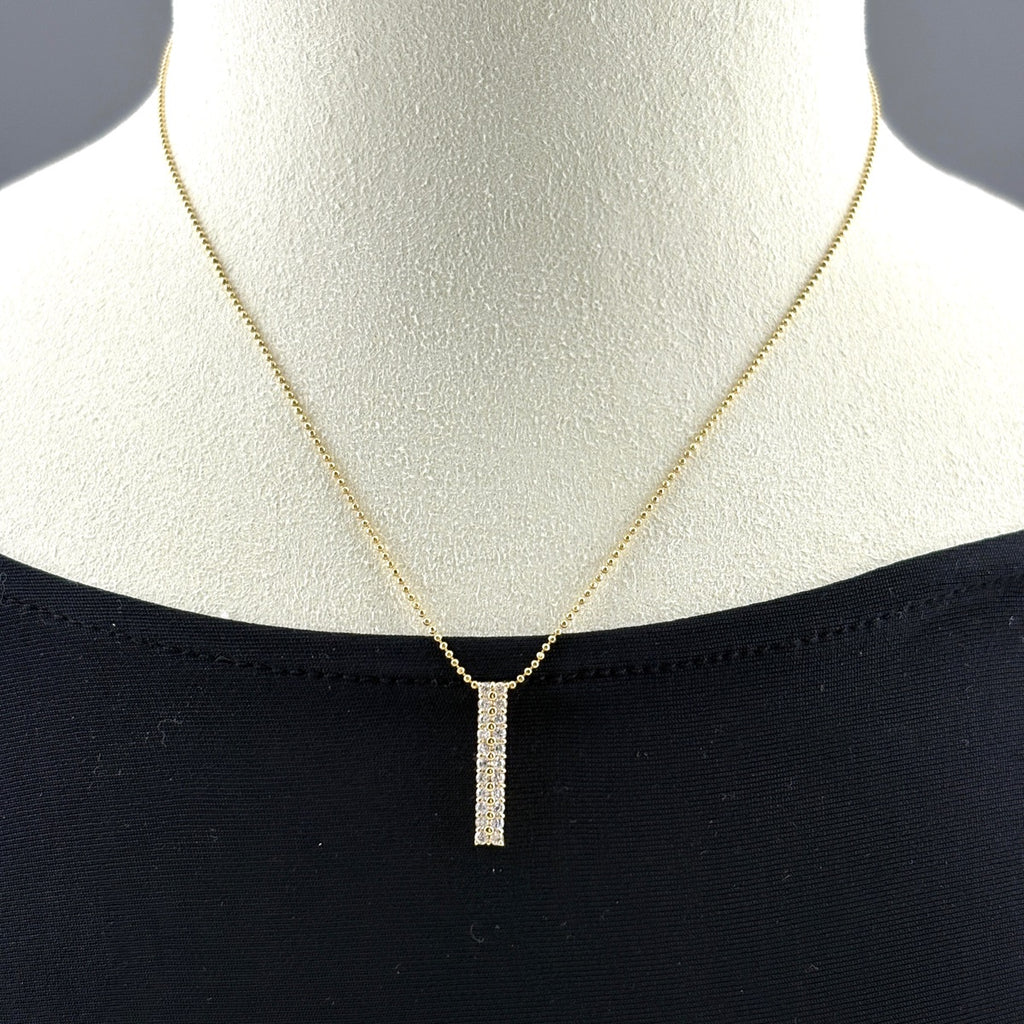 フラワーモチーフ デザインネックレス YG イエローゴールド ペンダント