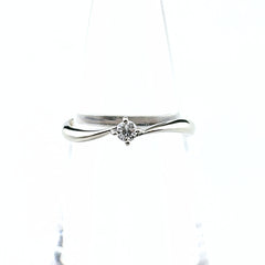 メレダイヤ デザインリング プラチナ 指輪 リング 11号 Pt900 ダイヤモンド レディース ノンブランドジュエリー 【中古】nbjwl