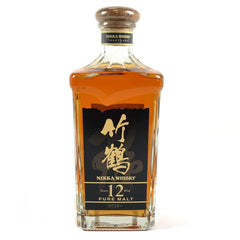 ニッカ 竹鶴 12年 ピュアモルト 角瓶 660ml 国産ウイスキー 酒 【古酒】liqbb【東京都内限定お届け】