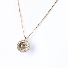 メレダイヤ デザインネックレス ネックレス K18 ダイヤモンド レディース ノンブランドジュエリー 【中古】nbjwl