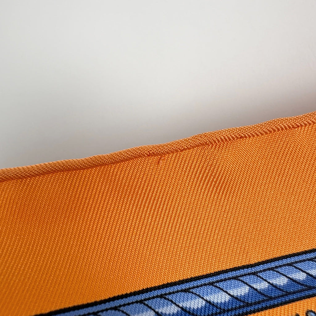 エルメス カレ 90 CHASSE EN INDE インドの狩猟 象柄 馬柄 スカーフ