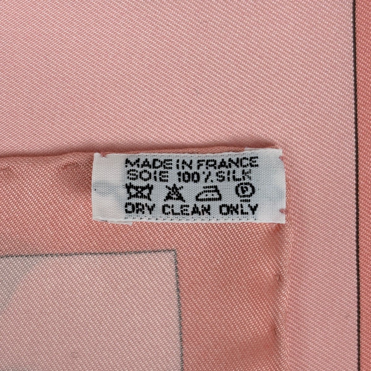 エルメス カレ 90 Pythagore ピタゴラス 花柄 スカーフ シルク ピンク