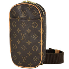 ルイ・ヴィトン ポシェット ガンジュ ショルダーバッグ 肩掛け ボディバッグ モノグラム ブラウン M51870 メンズ ブランドバッグ・小物 【中古】brbag