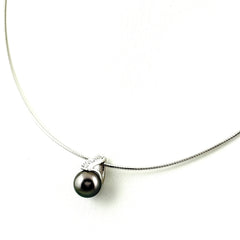 ミキモト パール デザインネックレス ネックレス K18 パール ダイヤモンド レディース ブランドジュエリー 【中古】brjwl