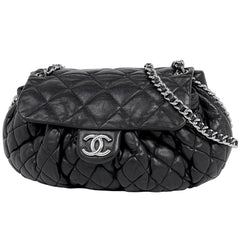 シャネル ラグジュアリーライン チェーン ショルダーバッグ ココマーク マトラッセ ショルダーバッグ レザー ブラック A49889 レディース ブランドバッグ・小物 【中古】brbag