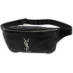 サンローラン カサンドラ ボディバッグ ウエストバッグ ボディバッグ レザー ブラック 590076 レディース ブランドバッグ・小物 【中古】brbag
