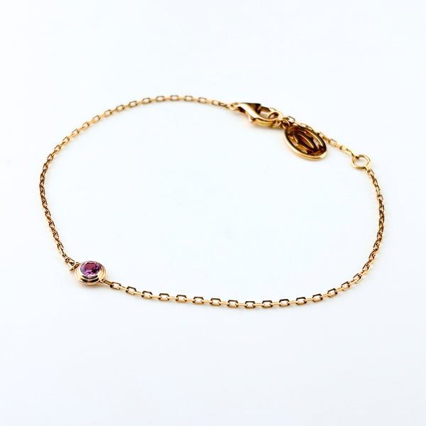 Cartier ダムール ブレスレット　ピンクサファイア カルティエ ダムール ピンクサファイア ブレスレット 750 ピンク