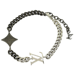 ルイ・ヴィトン ブレスレット LV インスティンクト シルバーメッキ メンズ ブランドアクセサリー 【中古】bracc