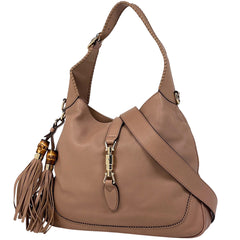 グッチ ニュージャッキーライン ハンドバッグ レザー 246907 レディース ブランドバッグ・小物 【中古】brbag