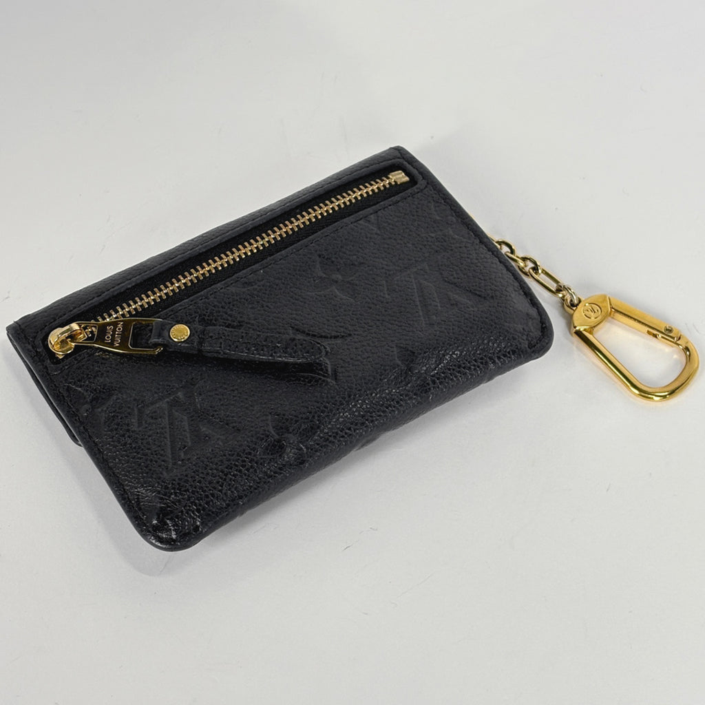 ルイ・ヴィトン ポシェット クレ 鍵入れ キーリング コインパース コインケース モノグラムアンプラント ノワール(ブラック) M60633  レディース ブランドバッグ・小物 【中古】brbag - バイセルブランシェ - バイセル公式オンラインストア