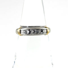 メレダイヤ デザインリング リング 12号 Pt900 K18 ダイヤモンド レディース ノンブランドジュエリー 【中古】nbjwl