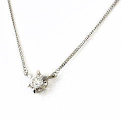 メレダイヤ デザインネックレス ネックレス Pt900 Pt850 ダイヤモンド レディース ノンブランドジュエリー 【中古】nbjwl