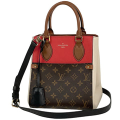 ルイ・ヴィトン フォールド トート PM 2WAY ショルダーバッグ ハンドバッグ トートバッグ モノグラム クレーム ブラウン スリーズ M45389 レディース ブランドバッグ・小物 【中古】brbag