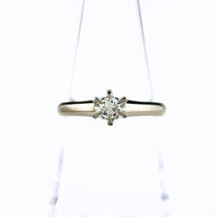 メレダイヤ デザインリング リング 16号 Pt900 ダイヤモンド レディース ノンブランドジュエリー 【中古】nbjwl