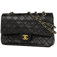 シャネル マトラッセ Wフラップ チェーン ショルダーバッグ ココマーク ショルダーバッグ レザー ブラック A01112 レディース ブランドバッグ・小物 【中古】brbag