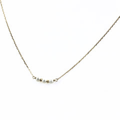 エテ パール デザインネックレス YG イエローゴールド ペンダント 真珠 ネックレス K10 パール レディース ブランドジュエリー 【中古】brjwl