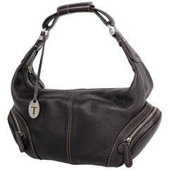 トッズ ロゴ ショルダーバッグ ワンショルダー ショルダーバッグ レザー ブラウン レディース ブランドバッグ・小物 【中古】brbag