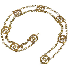 シャネル ココマーク チェーン ベルト GP ゴールド レディース ブランドアクセサリー 【中古】bracc