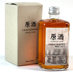【東京都内限定お届け】 ニッカ NIKKA 北海道余市蒸留所 10年 原酒 角瓶 170ml 国産ウイスキー 酒 【古酒】liqbb