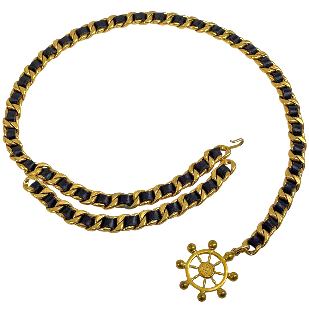 シャネル ココマーク チェーン ベルト 94P ベルト GP レザー ゴールド