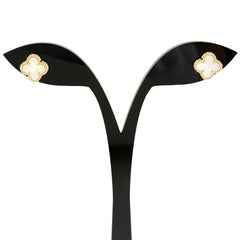 ヴァンクリーフ＆アーペル スウィート アルハンブラ ピアス ピアス 750 マザー オブ パール レディース ブランドジュエリー 【中古】brjwl