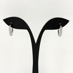 メレダイヤ デザインピアス ピアス K18 WG Pt900 レディース ノンブランドジュエリー 【中古】nbjwl