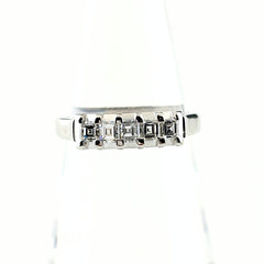 メレダイヤ デザインリング リング 12号 Pt900 ダイヤモンド レディース ノンブランドジュエリー 【中古】nbjwl