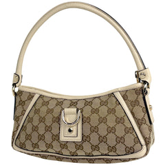 グッチ GG柄 ショルダーバッグ ワンショルダー 肩掛け アビー ショルダーバッグ GGキャンバス ベージュ ホワイト 130939 レディース ブランドバッグ・小物 【中古】brbag