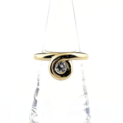 ダイヤモンド デザインリング リング 14号 750 ダイヤモンド レディース ノンブランドジュエリー 【中古】nbjwl