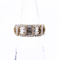 メレダイヤ デザインリング リング 8.5号 750 ダイヤモンド レディース ノンブランドジュエリー 【中古】nbjwl