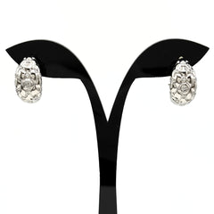 メレダイヤ デザインイヤリング イヤリング K18 WG ダイヤモンド レディース ノンブランドジュエリー 【中古】nbjwl