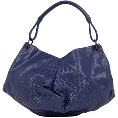 ボッテガヴェネタ イントレチャート ショルダーバッグ ワンショルダー ナッパ ショルダーバッグ レザー パープル 131597 レディース ブランドバッグ・小物 【中古】brbag