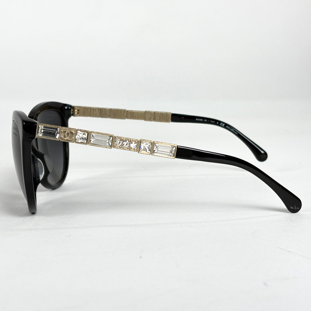 シャネル ココマーク ラインストーン サングラス グラデーション アイ