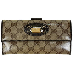 グッチ GG柄 二つ折り 長財布 長財布 コーティングキャンバス 231841 レディース ブランドバッグ・小物 【中古】brbag