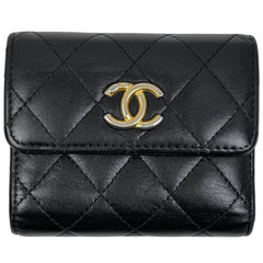 シャネル ココマーク 三つ折り 財布 三つ折り財布 レザー レディース ブランドバッグ・小物 【中古】brbag